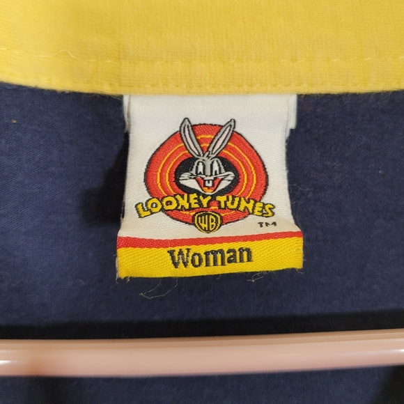 Looney Tunes Tweety Bird Lucky Chick graphic zip up turtleneck sweatshirt - Picture 7 of 8